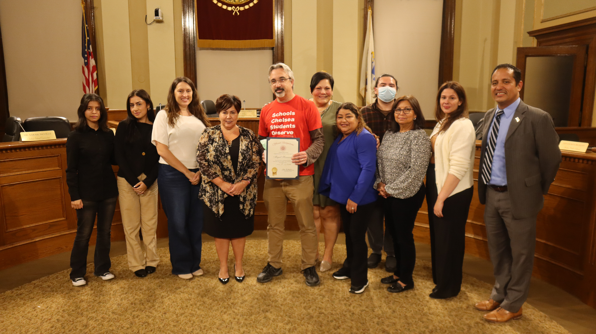 Chelsea High School teacher Miguel Hernando Cupido